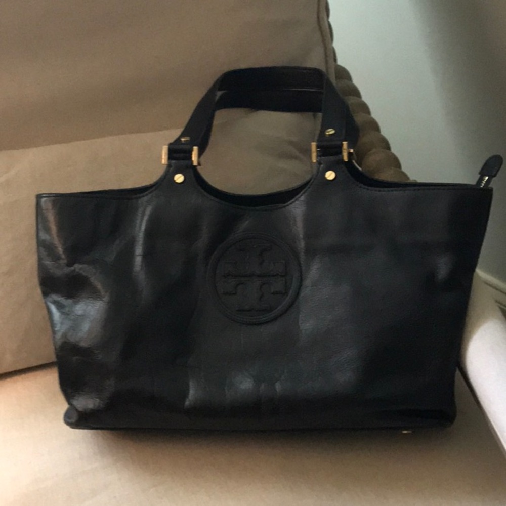 Tory Burch black leather handbag